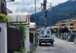 Prosegue il progetto di efficientamento energetico sulla rete di pubblica illuminazione con l’impianto di luci a led